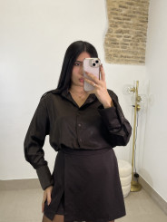 Blusa basica marron