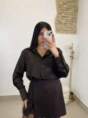 Blusa basica marron