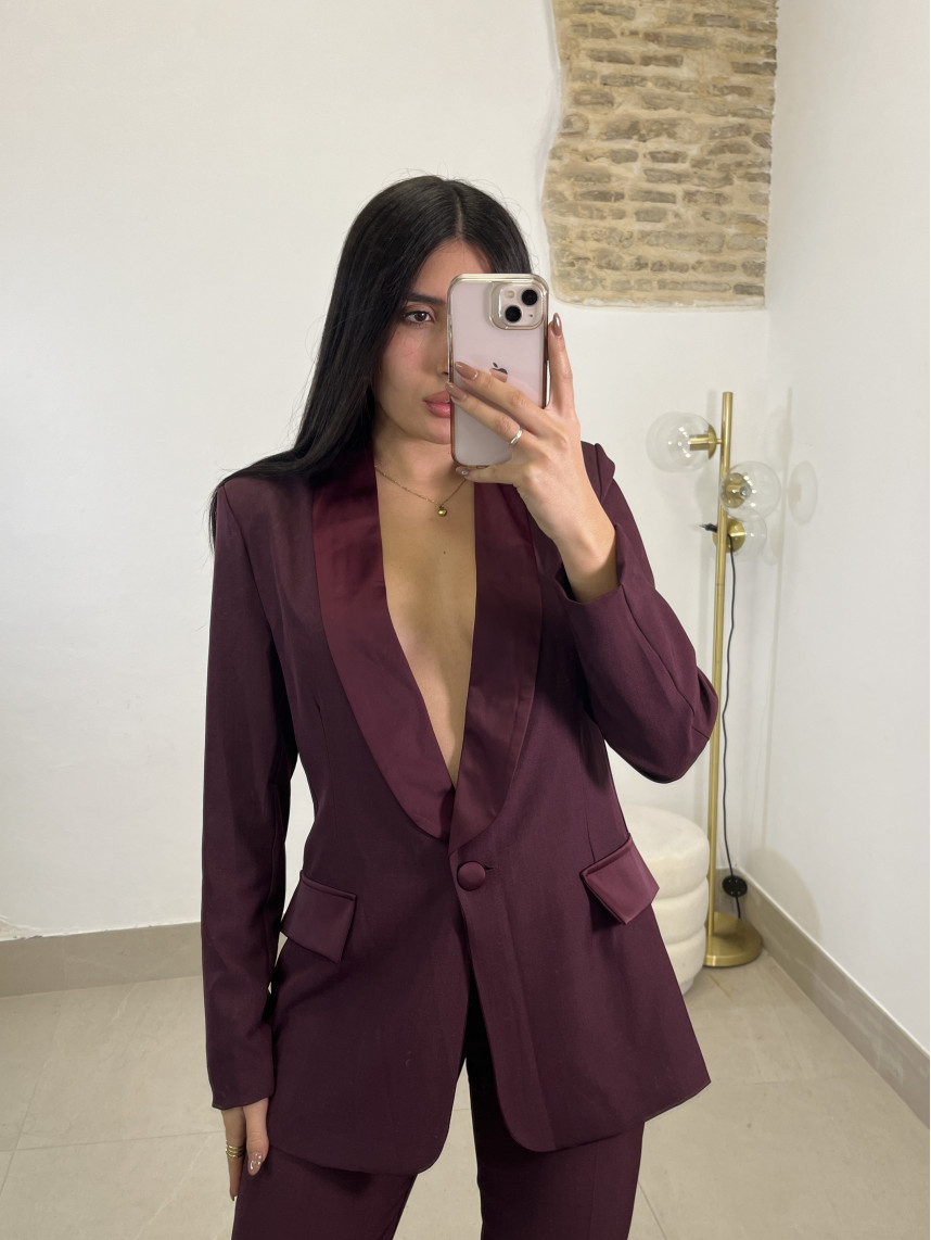 Blazer smoking tinto