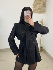 vestido | Mono destellos negro