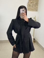 vestido | Mono destellos negro