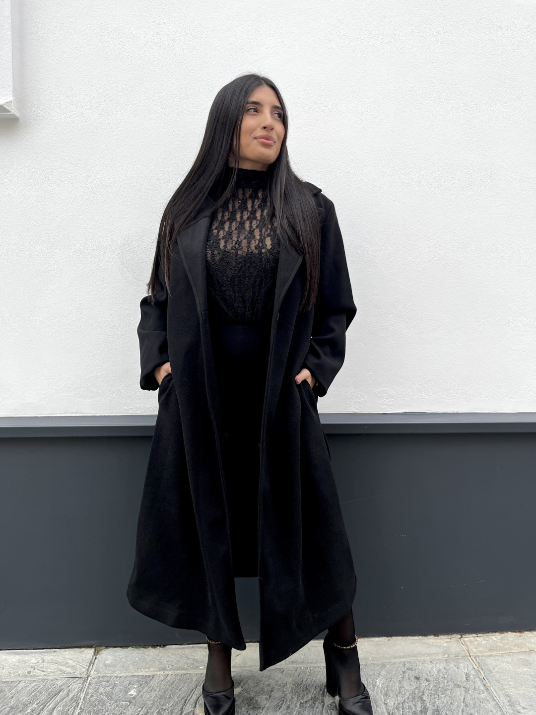 Mono combinado encaje negro