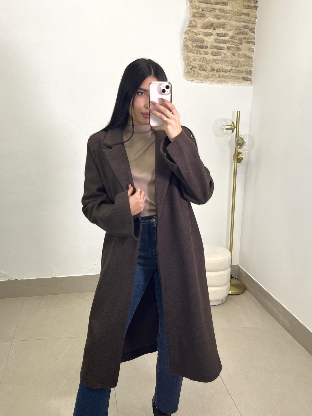 Abrigo estambul marrón