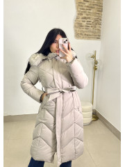 Pluma basico largo beige