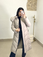 Pluma basico largo beige