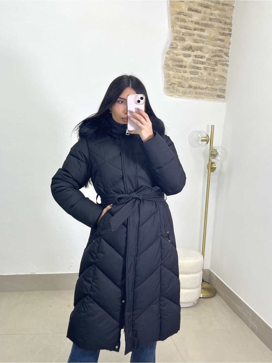 Pluma basico largo negro