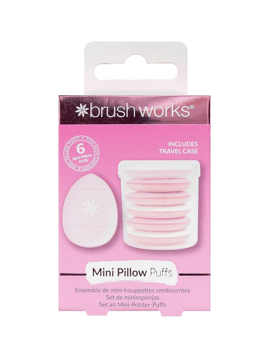 BRUSHWORKS Mini Pillow Puffs | 1UD Mini esponjas