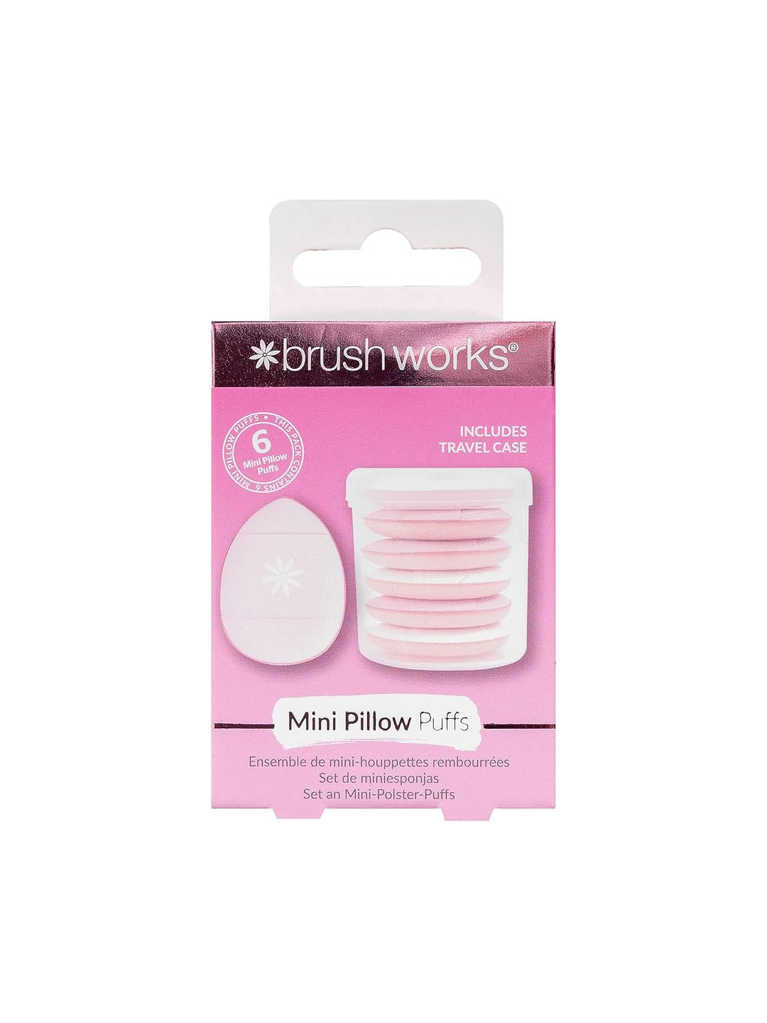 BRUSHWORKS Mini Pillow Puffs | 1UD Mini esponjas