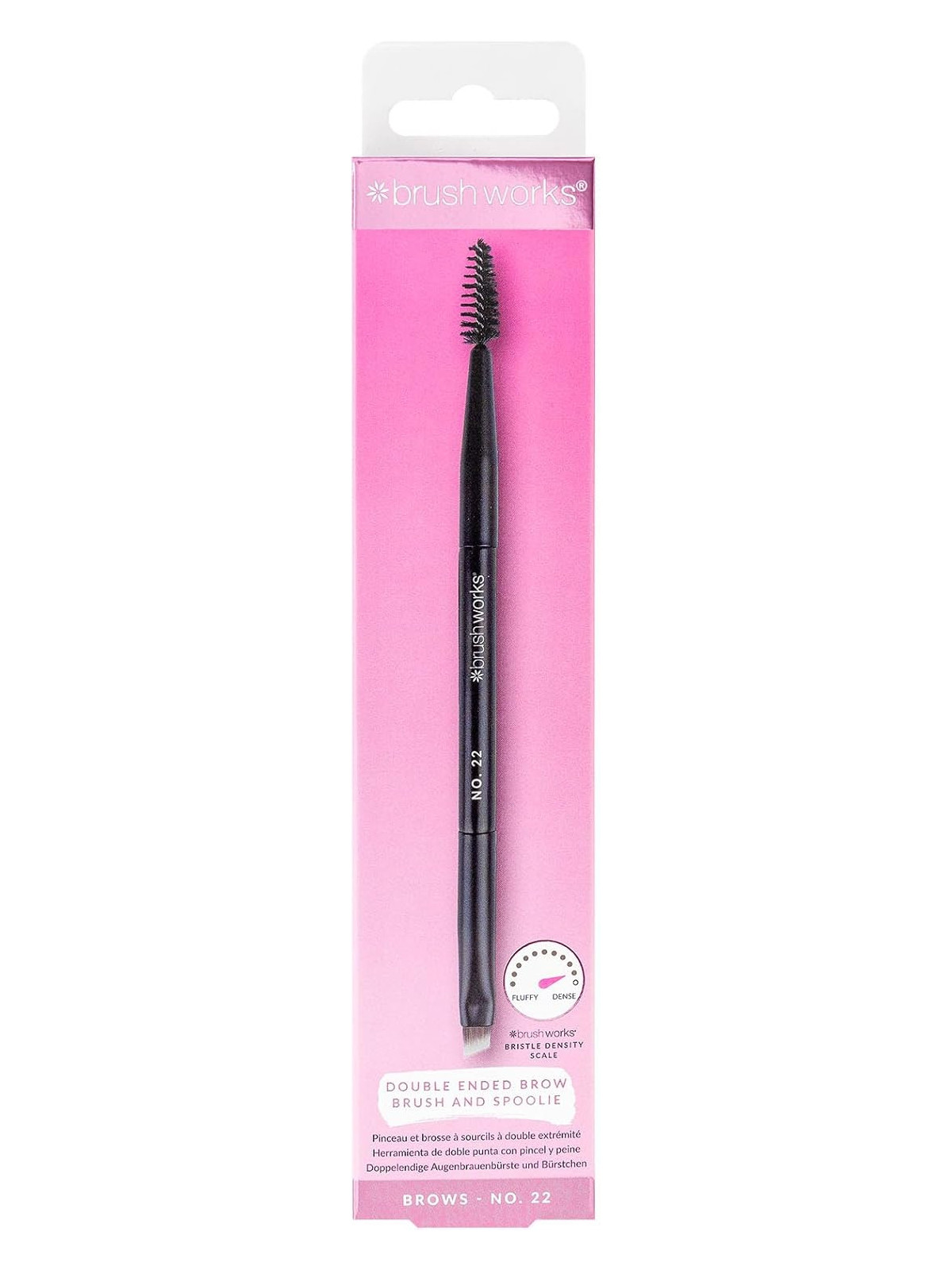 Double Ended Brow Brush And Spoolie brocha doble para cejas
