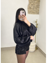 Short lentejuela negro