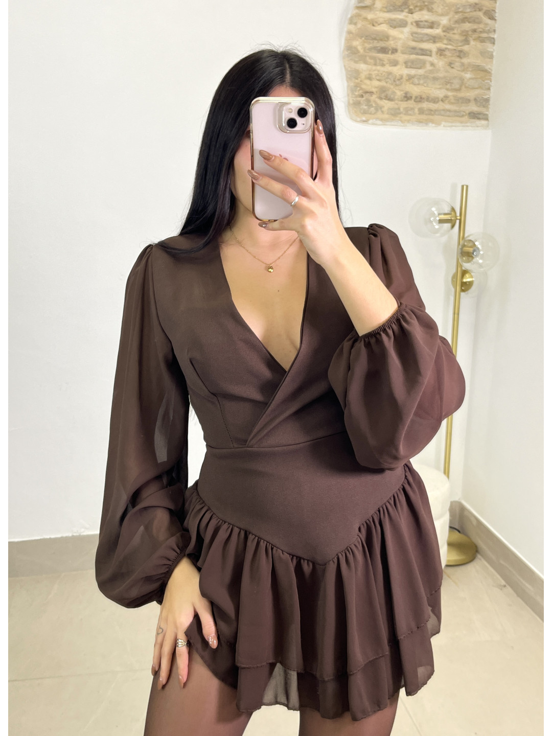 Vestido| Mono Elena marron