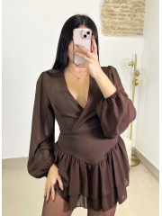 Vestido| Mono Elena marron