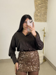 Blusa basica marron