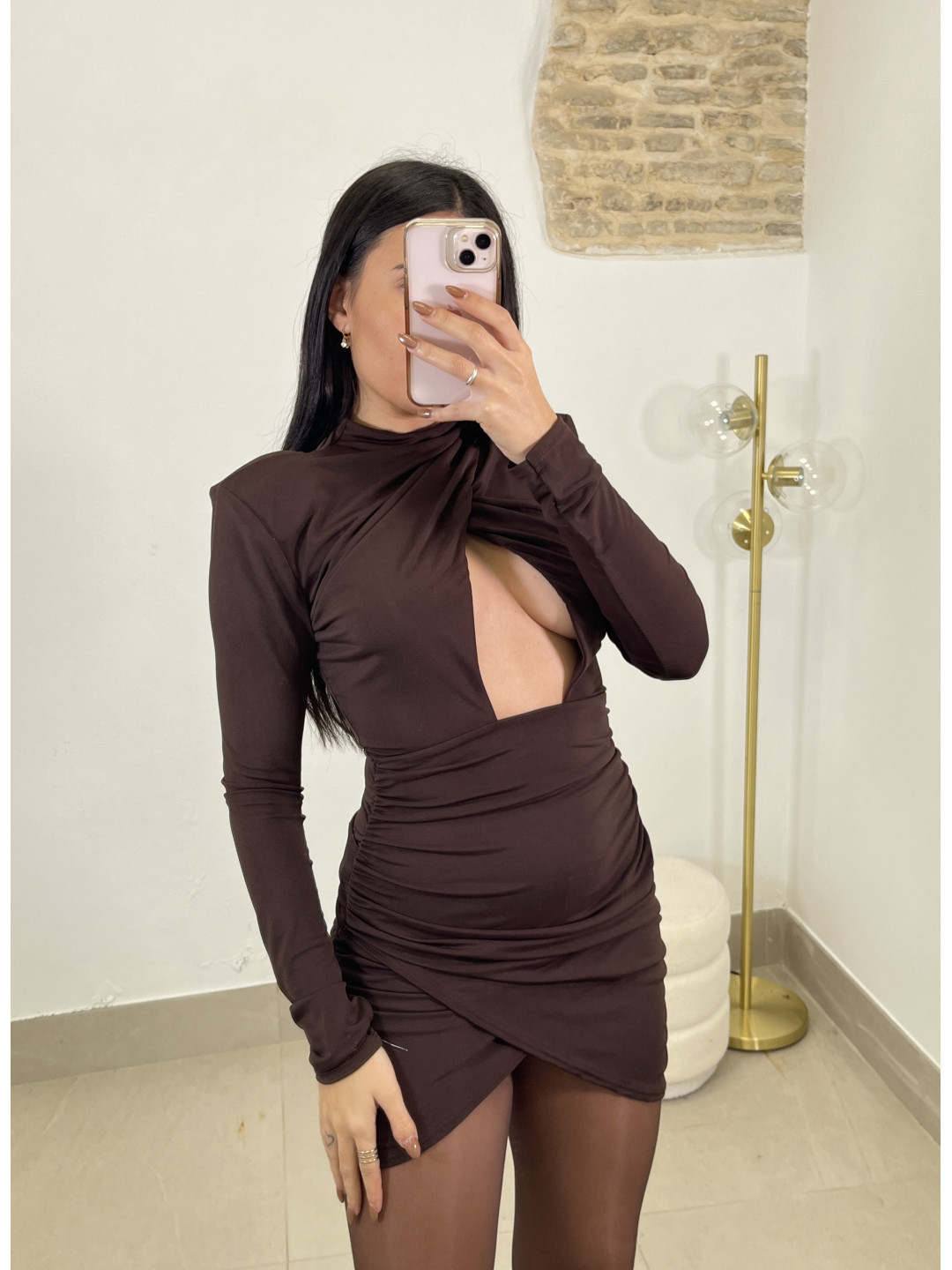 Vestido Zaira marron