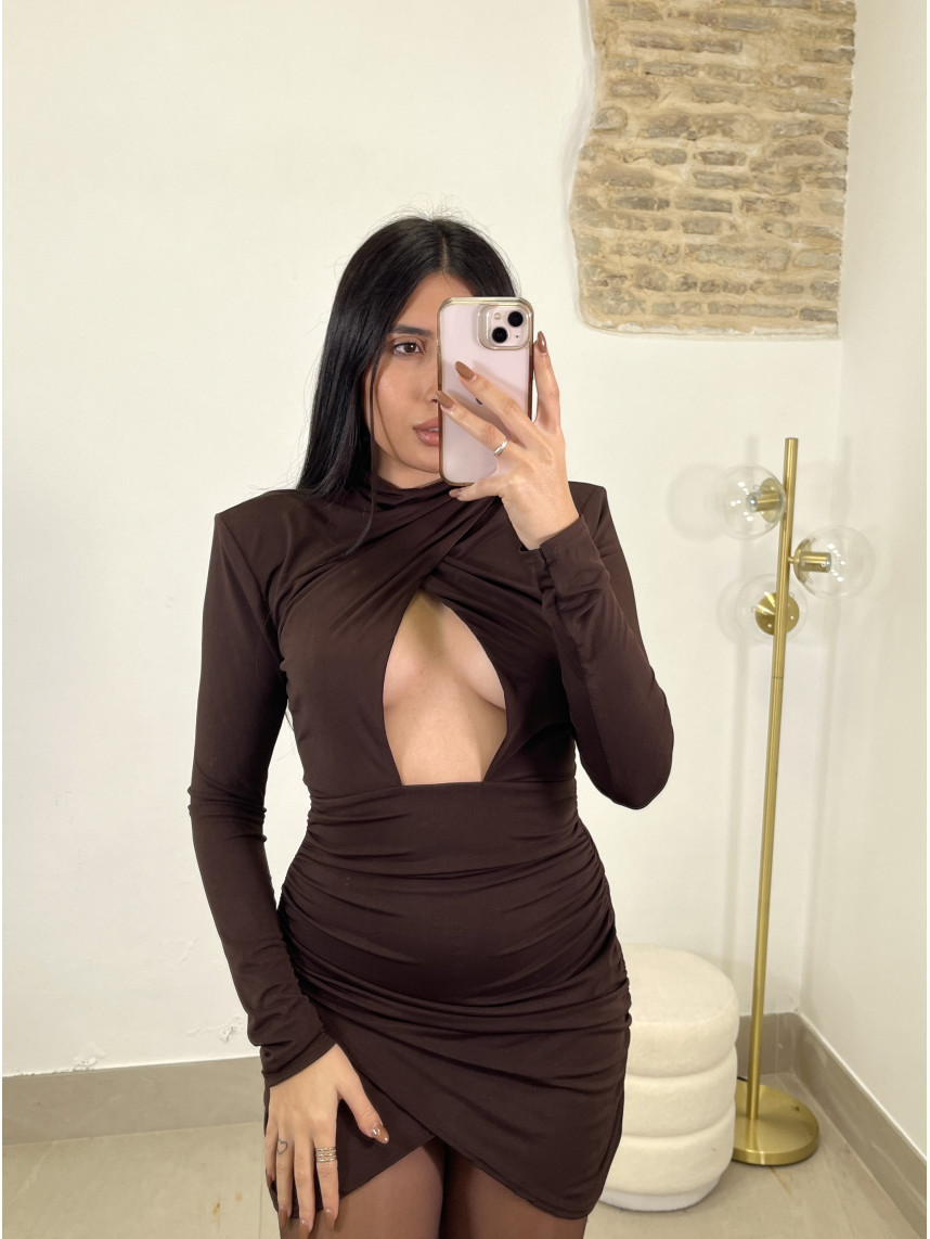 Vestido Zaira marron
