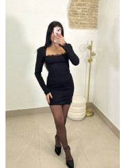 vestido mamem negro