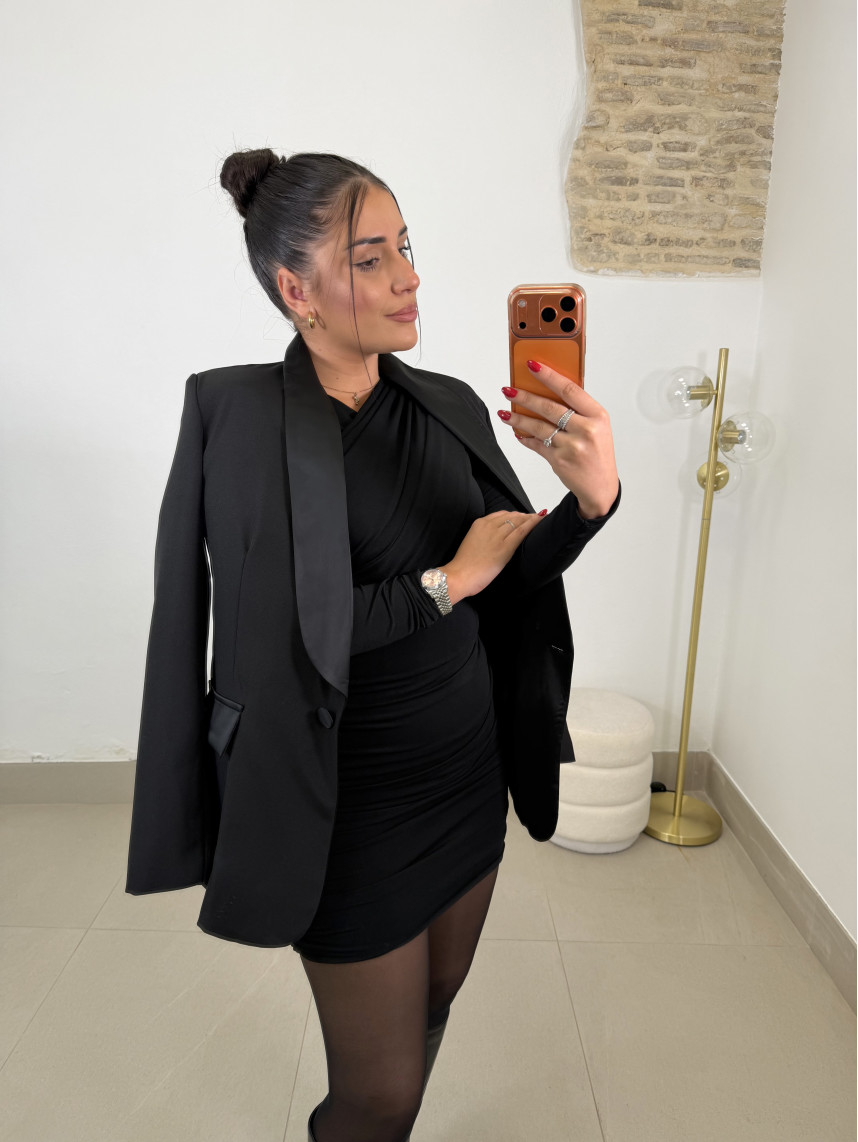 Blazer smoking negra