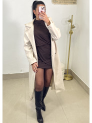 vestido adriana marron