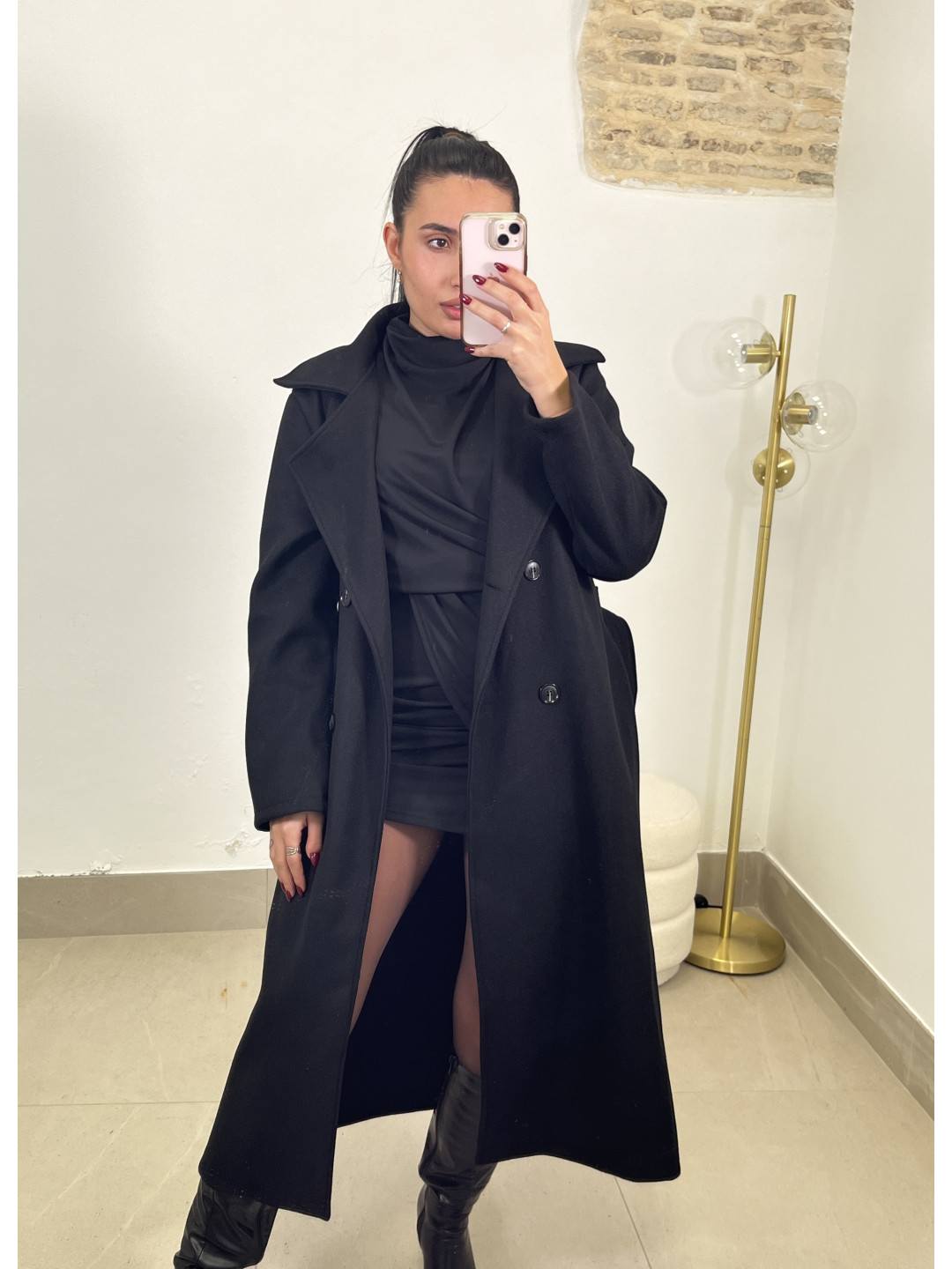 vestido adriana negro