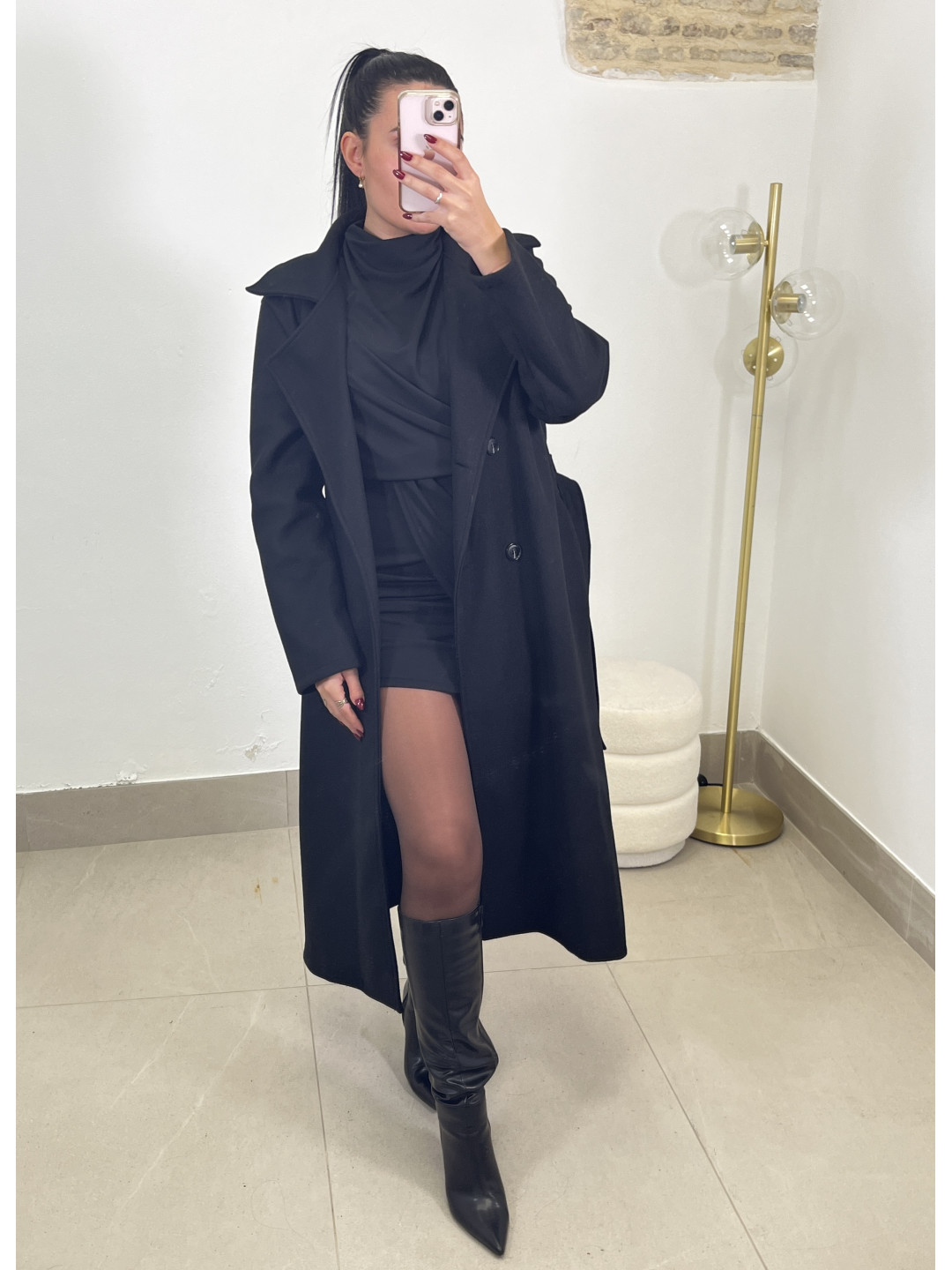 vestido adriana negro