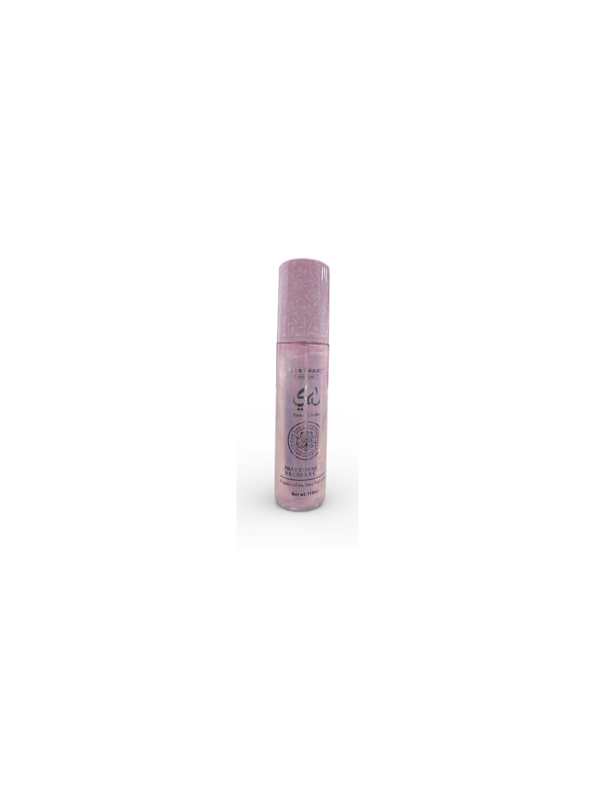 SPRAY BRILLO PARA CARA Y CUERPO YARA ROSA KISS BEAUTY