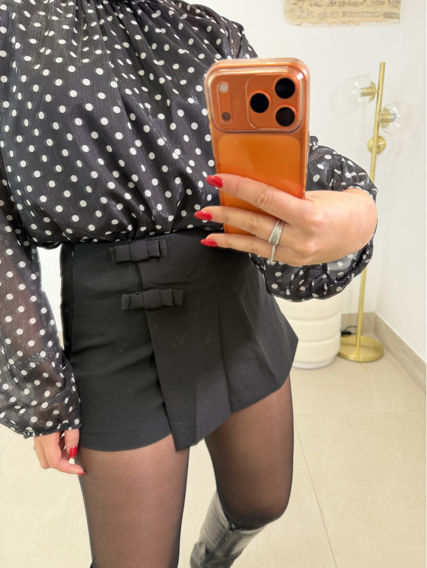 Falda pantalón lazos