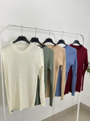 Jersey basico cuello redondo