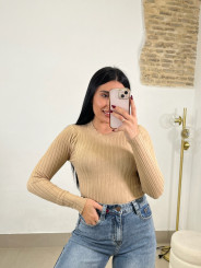 Jersey basico cuello redondo