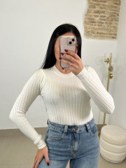 Jersey basico cuello redondo