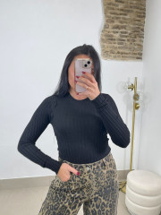 Jersey basico cuello redondo