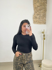 Jersey basico cuello redondo