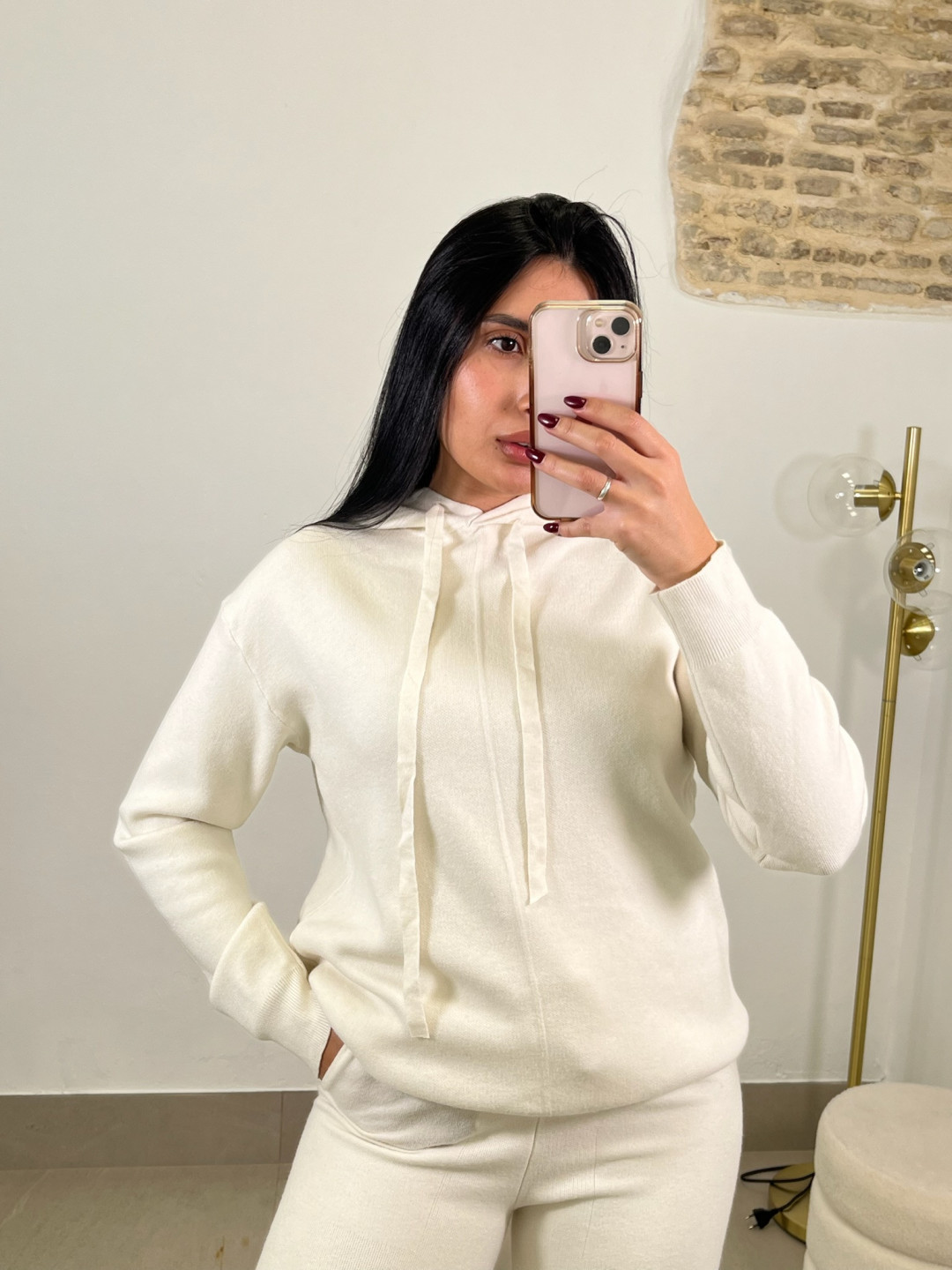 Conjunto dos piezas capucha