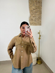 Camisa rayas bolsillo