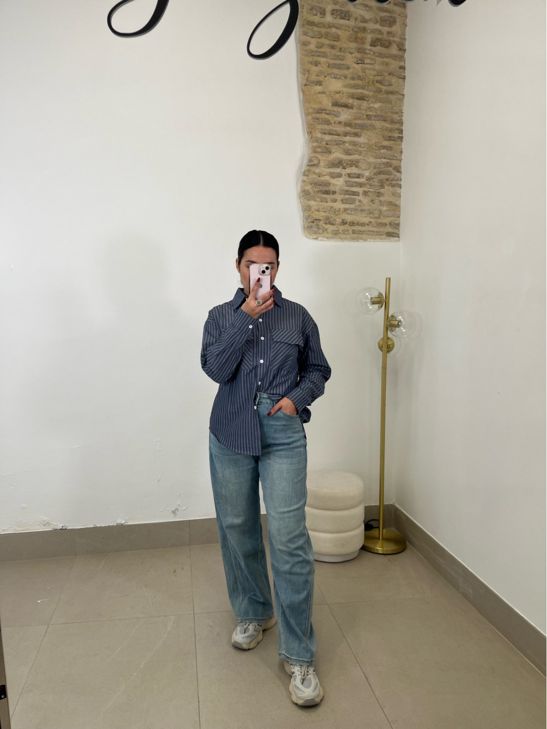 Camisa rayas bolsillo