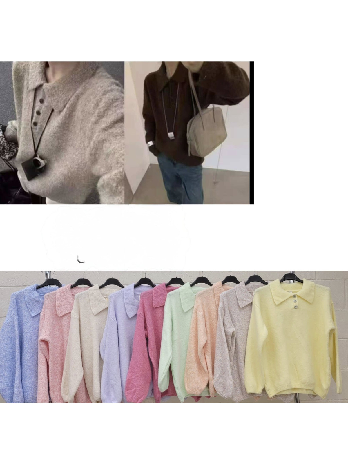 Jersey polero básico botones