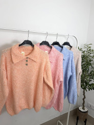 Jersey polero básico botones