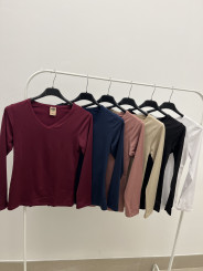 camiseta termica escote pico (2845)