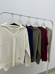 jersey punto basico cuello polo