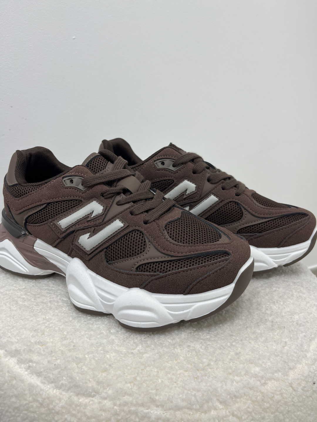 Zapatillas deportivas marron/blanco