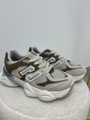 Zapatillas deportivas beige/marron