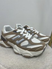 Zapatillas deportivas blanco/topo