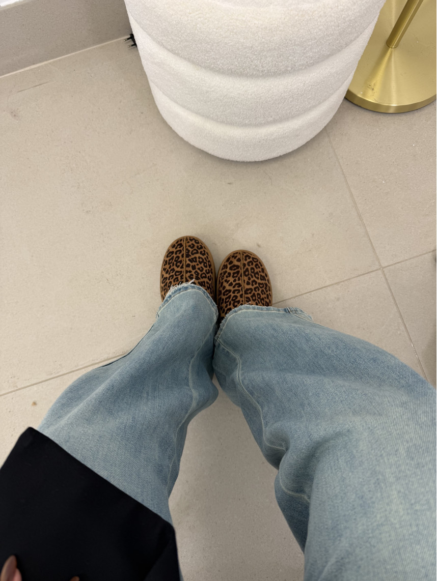 Botin osito leopardo