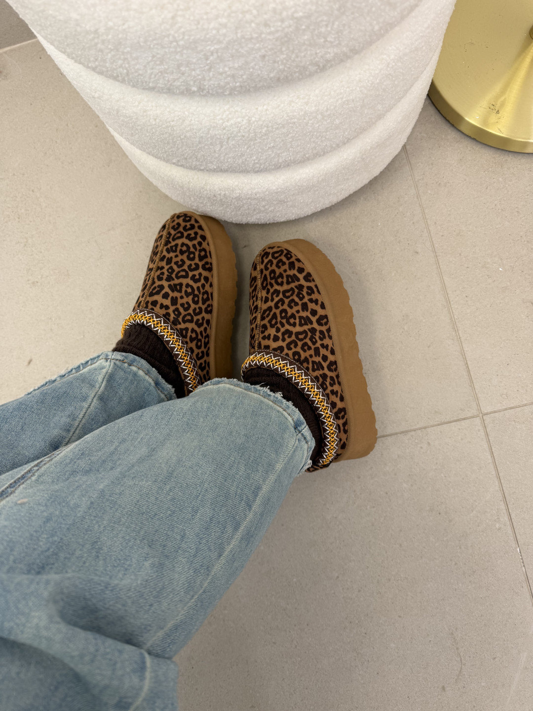 Botin osito leopardo