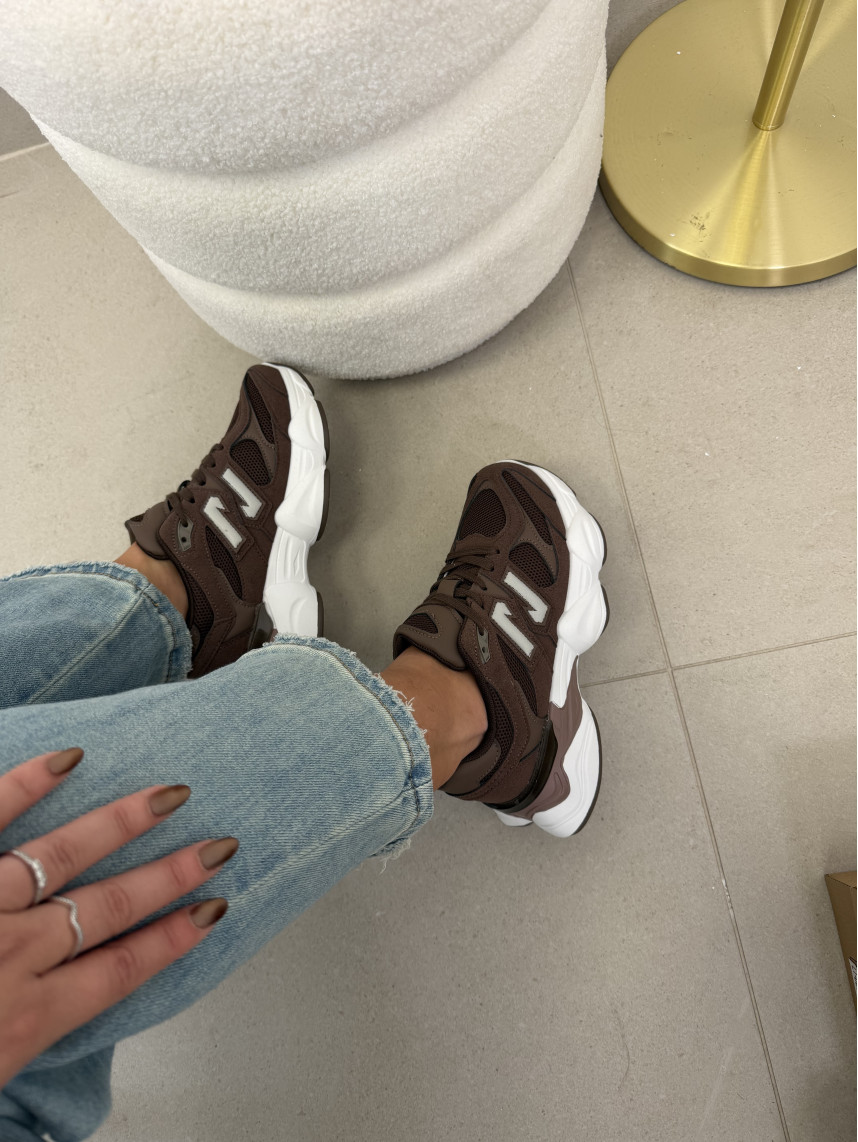 Zapatillas deportivas marron/blanco