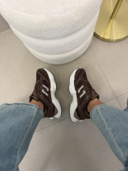 Zapatillas deportivas marron/blanco