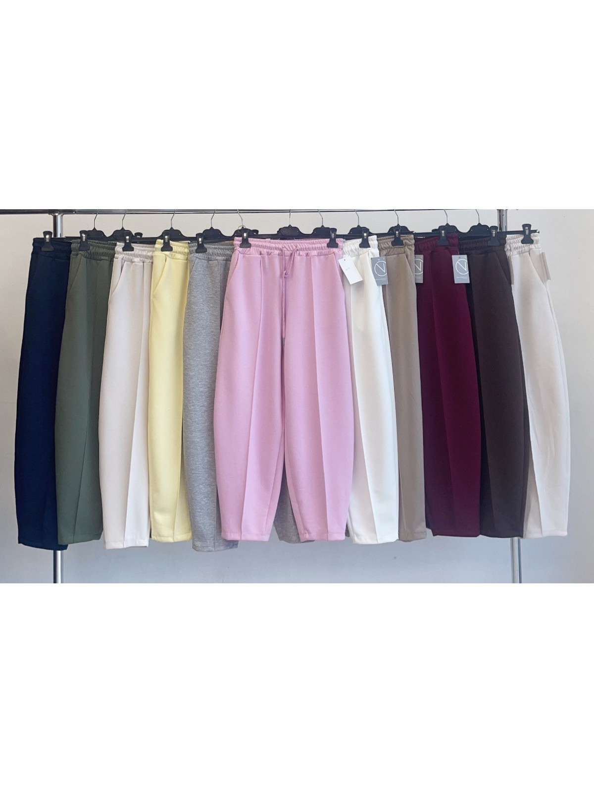 pantalon felpa tipo balloon