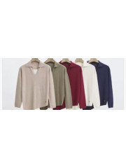 jersey punto basico cuello polo