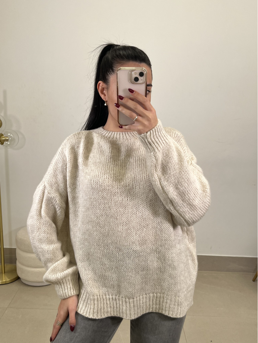 jersey basico punto Arianna beige