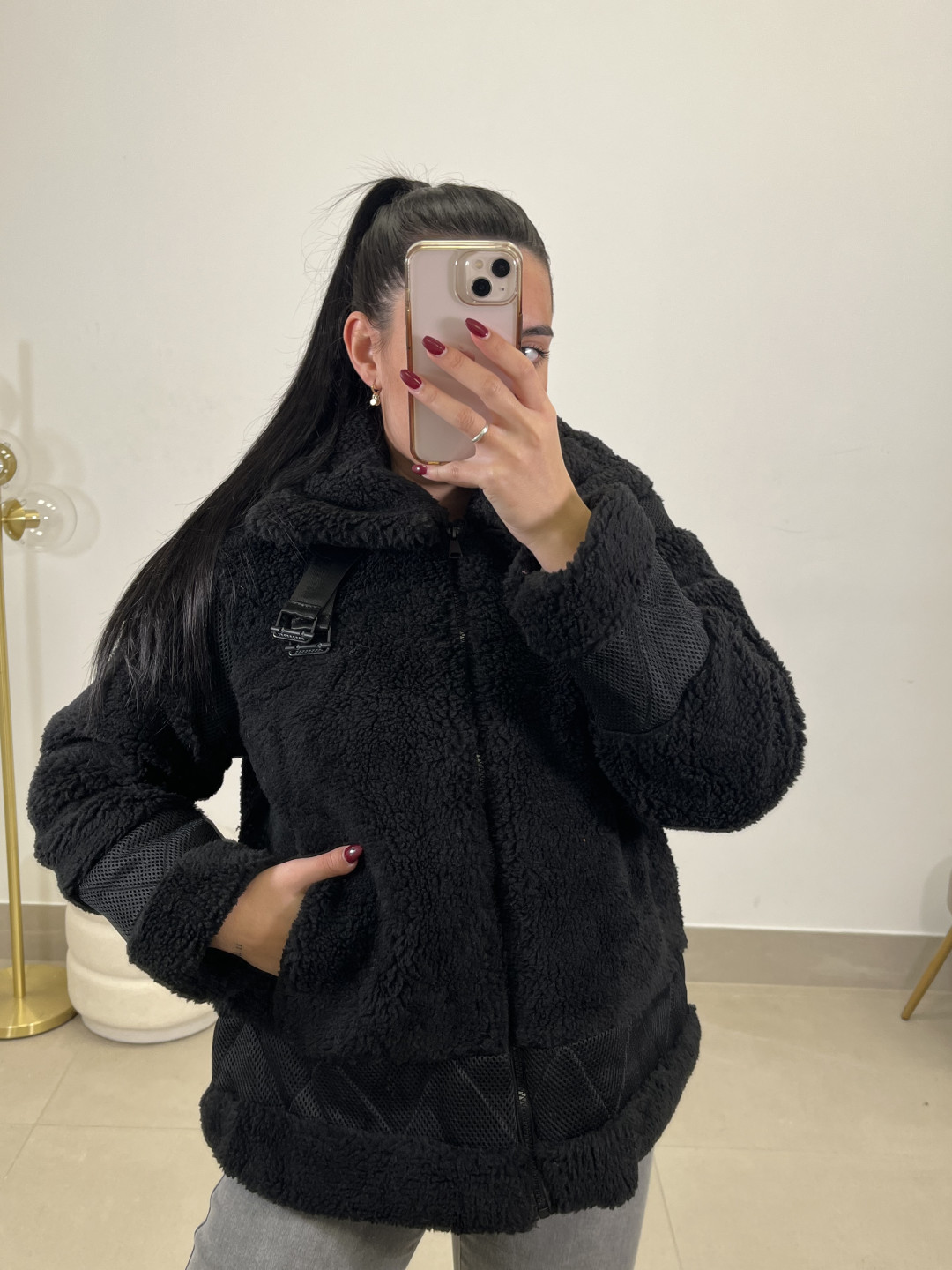 Abrigo corto Moscu negro