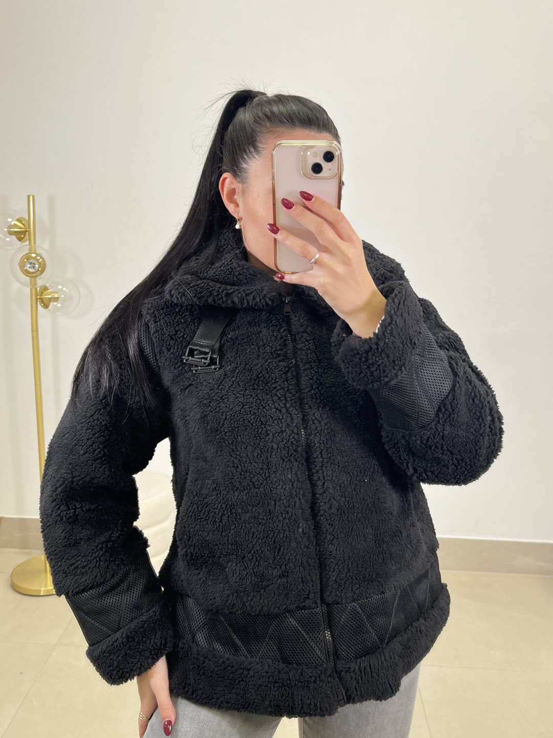 Abrigo corto Moscu negro